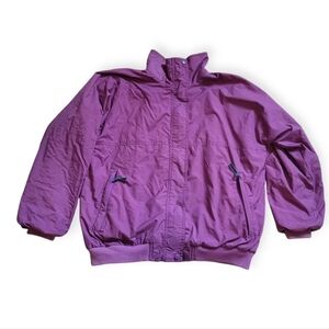 Helly Hansen Vintage Women's Fleece Lined Zip Up Jacket Coat Size Small